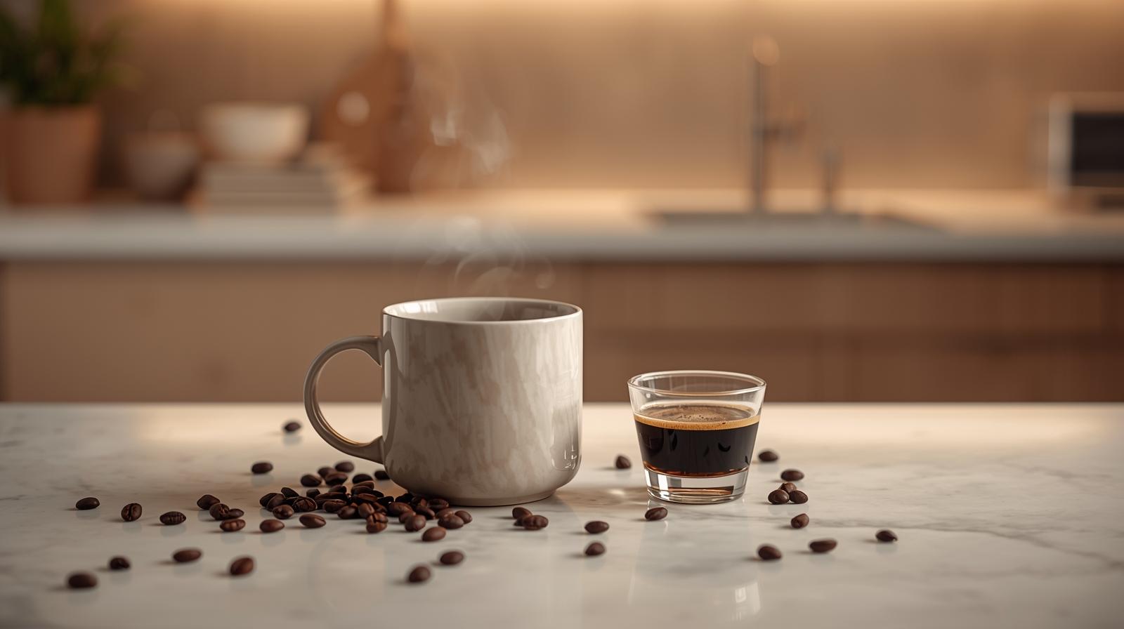 coffee vs espresso side-by-side comparison for home brewing