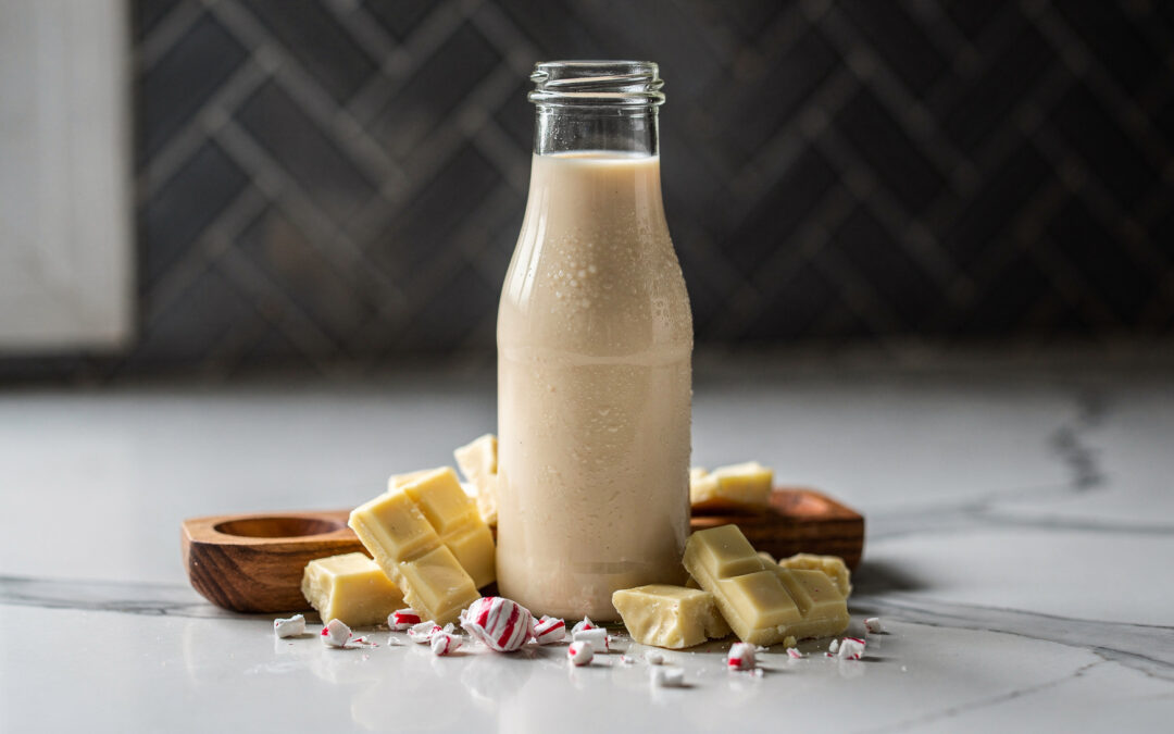 Peppermint White Chocolate Mocha Syrup (Real White Chocolate Recipe)