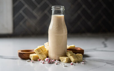 Peppermint White Chocolate Mocha Syrup (Real White Chocolate Recipe)